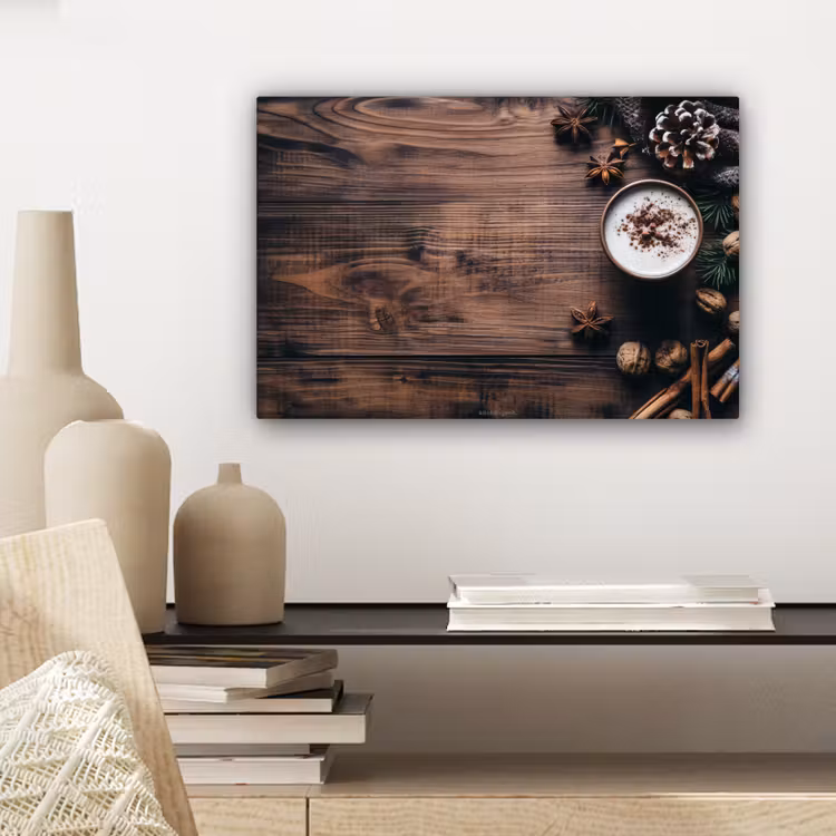 Winter - Houtlook - Stilleven canvas 2cm klein -sfeer6