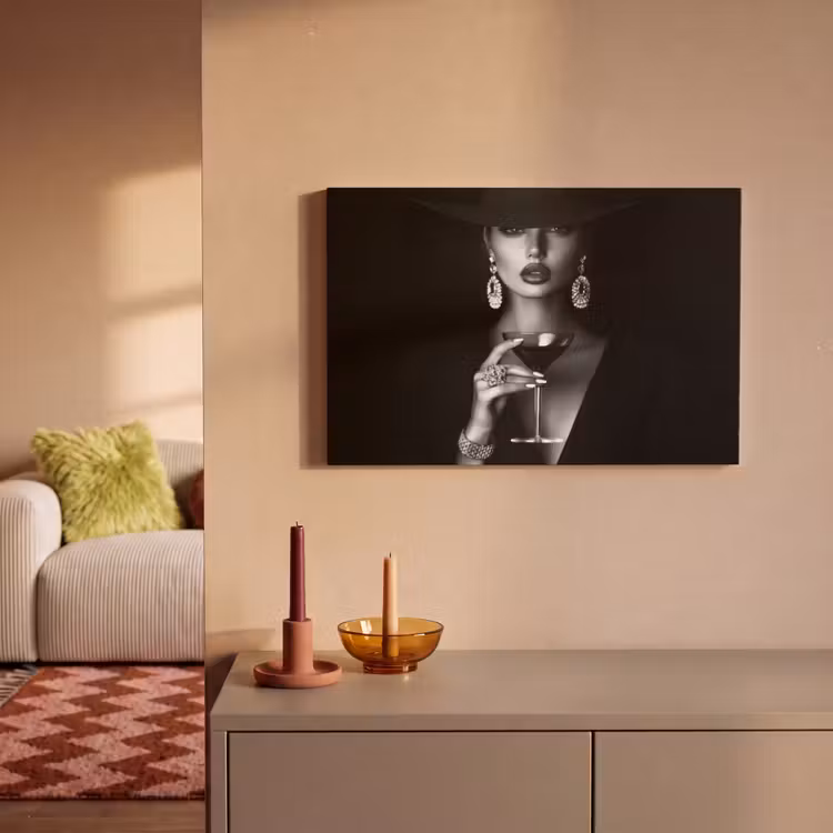 Vrouw - Cocktail - Chic canvas 2cm klein -sfeer1