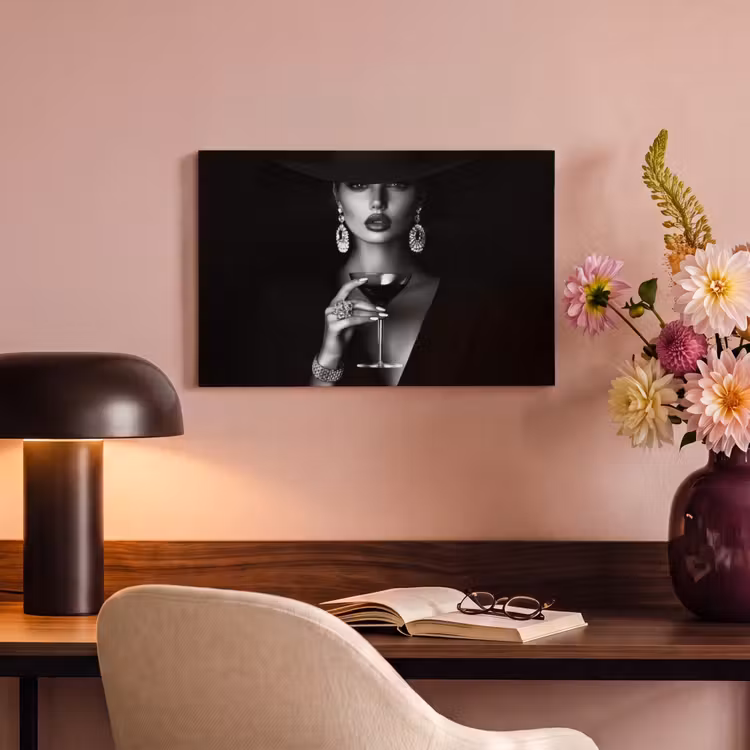 Vrouw - Cocktail - Chic canvas 2cm klein -sfeer4