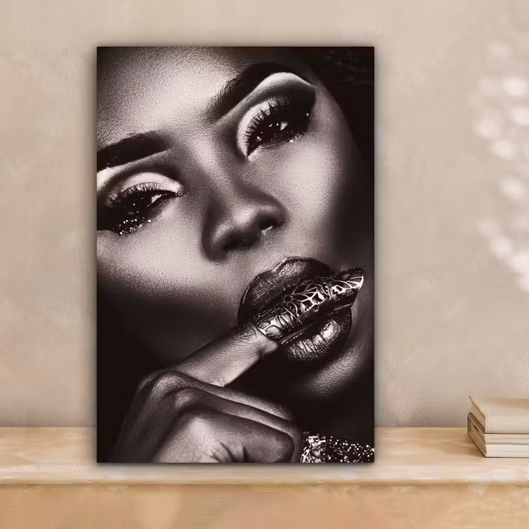 Vrouw - Ring - Sieraad canvas 2cm klein -sfeer1