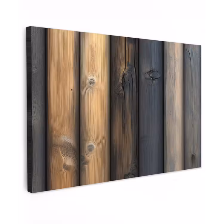 Hout - Planken - Gemengd canvas 2cm klein -z3d