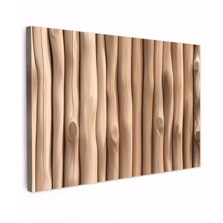 Hout - Stam - Lichtbruin canvas 2cm klein -z3d