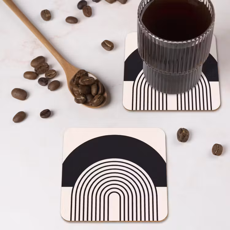 Coaster - Abstract - Arch - Modern - Abstract - Boog - Modern onderzetter kurk middel