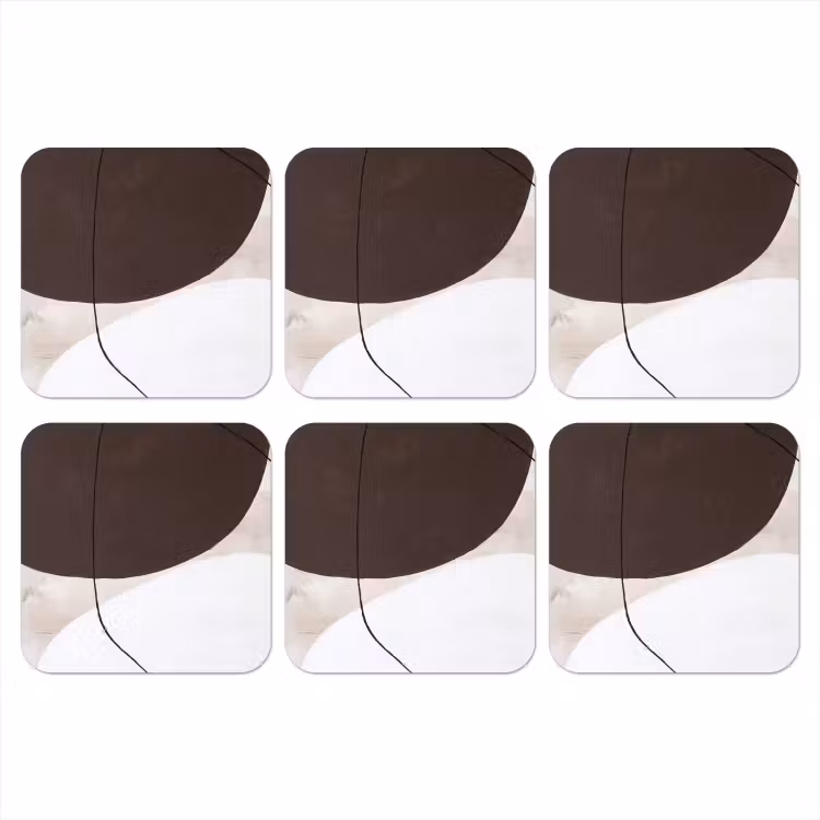 Coaster - Abstract - Forms - Modern - Abstract - Vormen - Modern onderzetter kurk middel