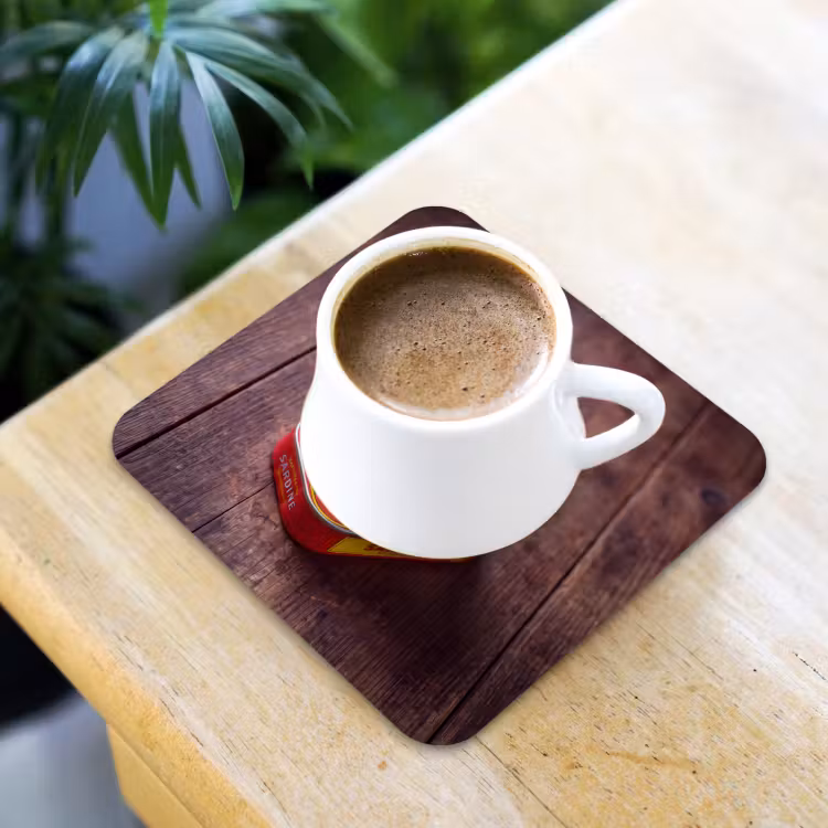 Coaster - Fish - Cans - Kitchen - Vis - Blikjes - Keuken onderzetter kurk middel
