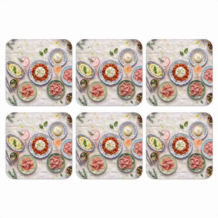 Eten - Tafel - Divers - Modern onderzetter kurk middel -3d