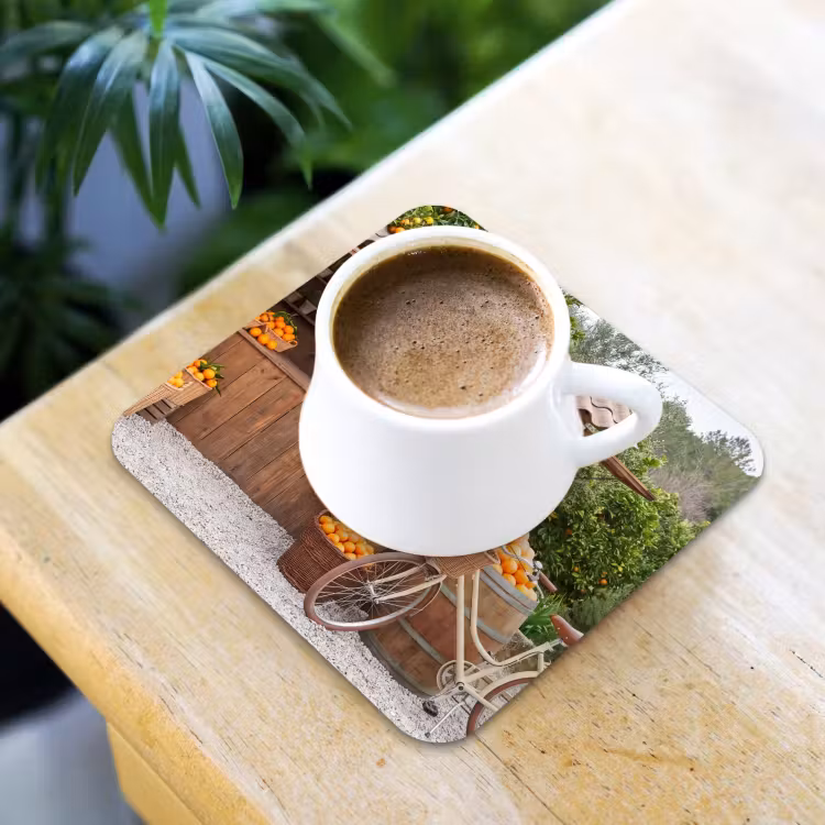 Coaster - Fruit - Market - Rural - Fruit - Markt - Landelijk onderzetter kurk middel