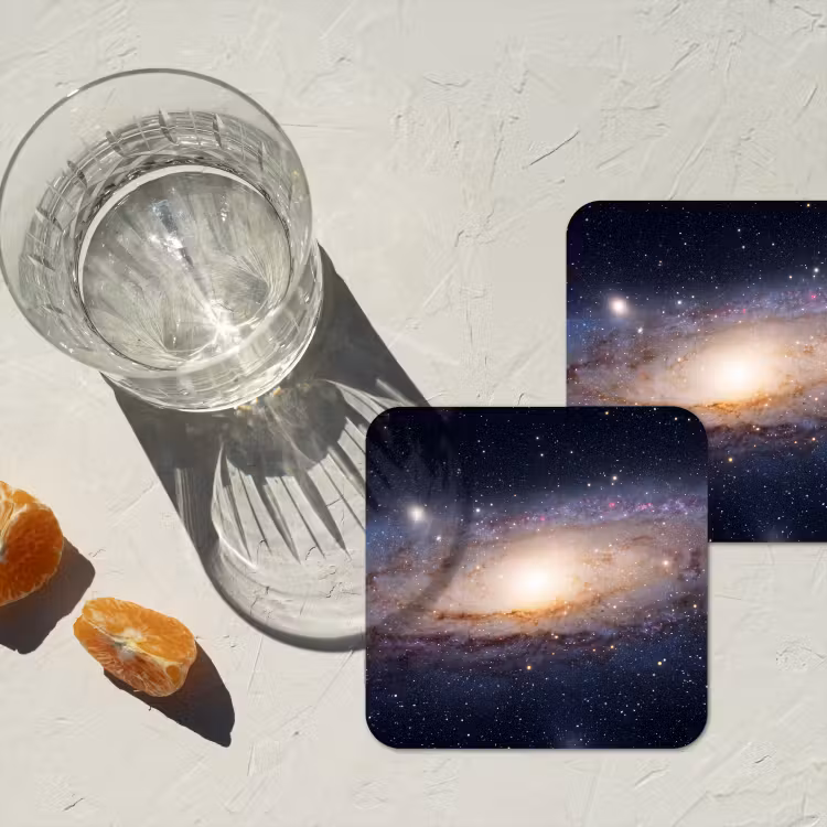 Coaster - Galaxy - Space - Cosmos - Sterrenstelsel - Ruimte - Kosmos onderzetter kurk middel