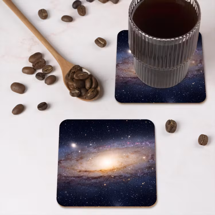 Coaster - Galaxy - Space - Cosmos - Sterrenstelsel - Ruimte - Kosmos onderzetter kurk middel