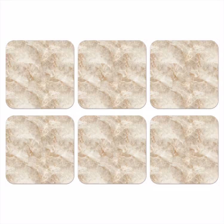 Lichtbeige - Onyx - Subtiel onderzetter kurk middel 366 -3d