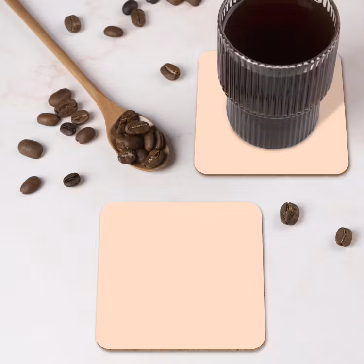 Pale - Peach - Nude onderzetter kurk middel 366 -sfeer2