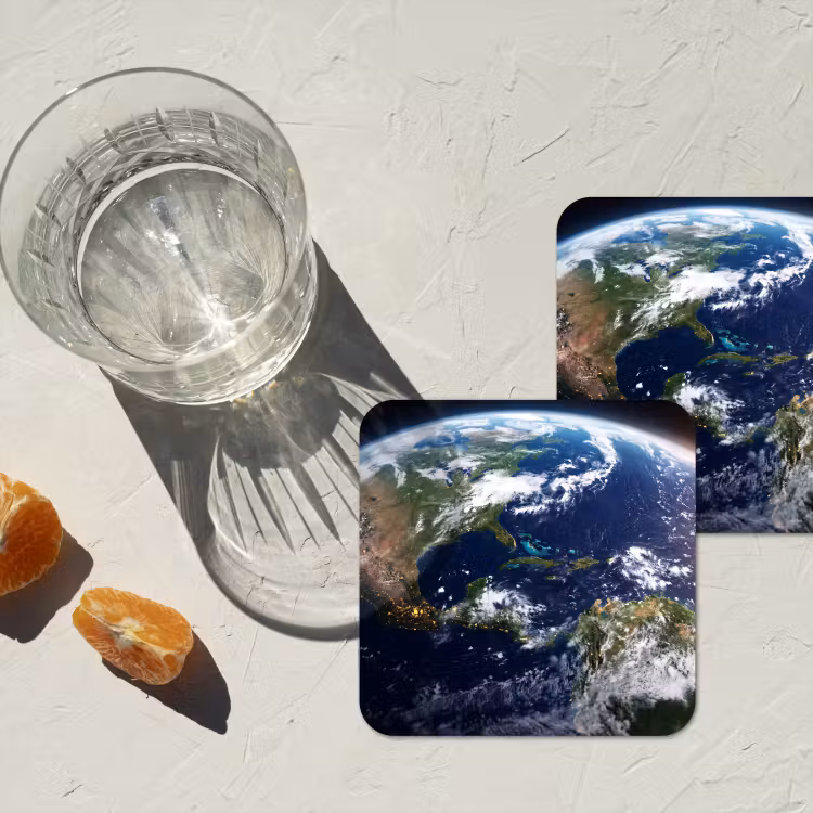 Coaster - Planet - Space - Cosmos - Planeet - Ruimte - Kosmos onderzetter kurk middel