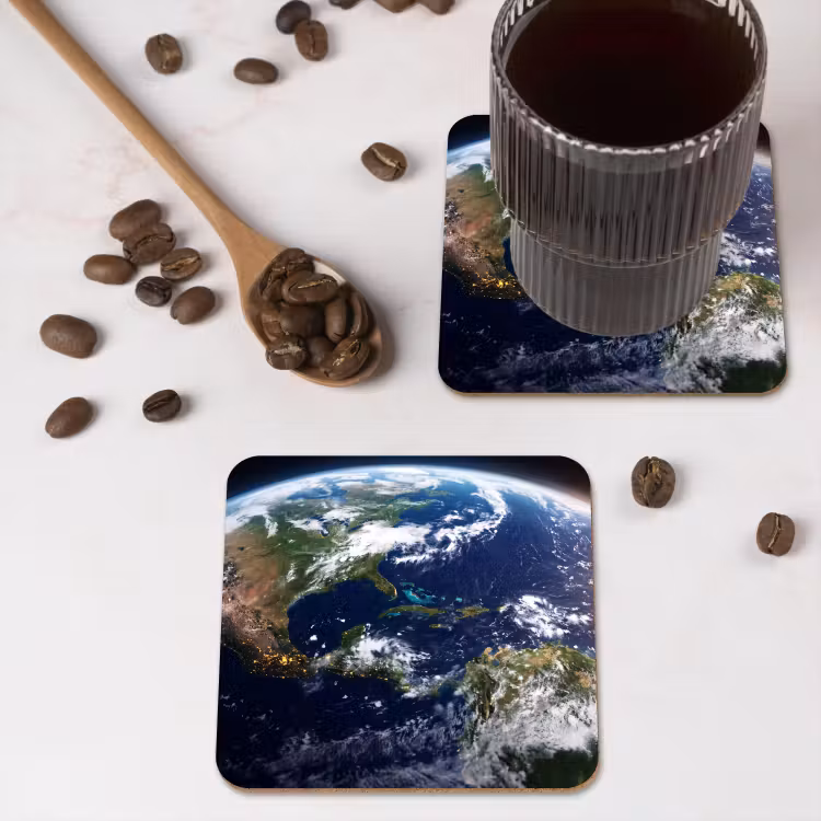 Coaster - Planet - Space - Cosmos - Planeet - Ruimte - Kosmos onderzetter kurk middel