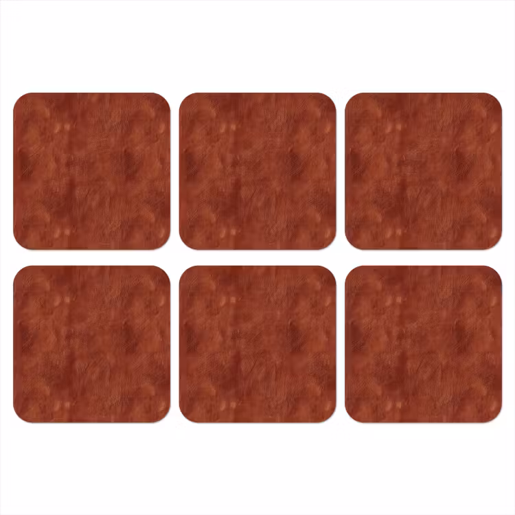 Stucwerk - Textuur - Terracotta onderzetter kurk middel 366 -3d