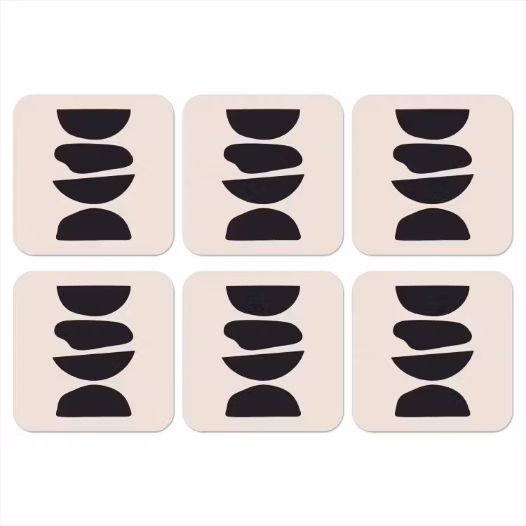 Coaster - Shapes - Abstract - Modern - Vormen - Abstract - Modern onderzetter kurk middel