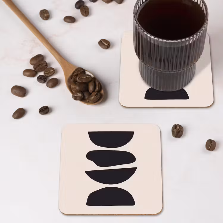 Coaster - Shapes - Abstract - Modern - Vormen - Abstract - Modern onderzetter kurk middel