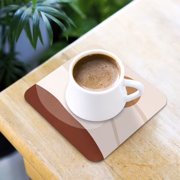 Coaster - Shapes - Organic - Art - Vormen - Organisch - Kunst onderzetter kurk middel