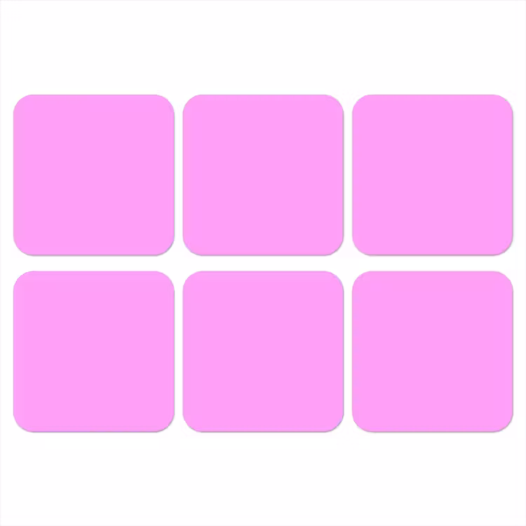 Soft - Lavender - Roze onderzetter kurk middel 366 -3d