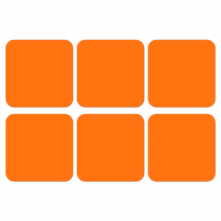 Spiced - Pumpkin - Oranje onderzetter kurk middel 366 -3d