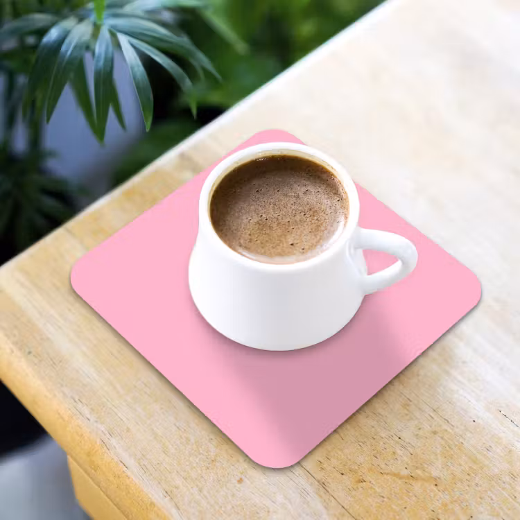Toedeloe - Roze - Minimalistisch onderzetter kurk middel -sfeer5