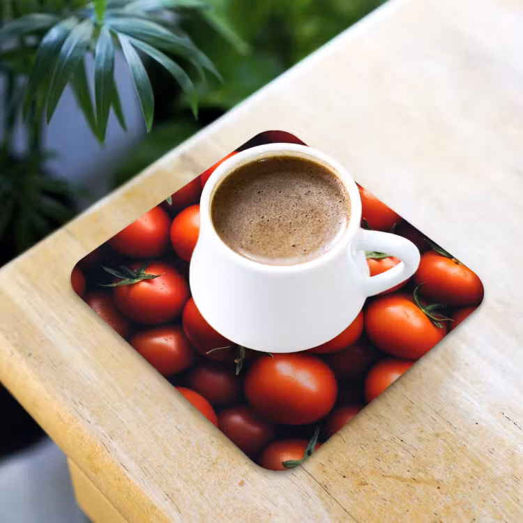 Groente - Rood - Tomaten onderzetter kurk middel -sfeer5