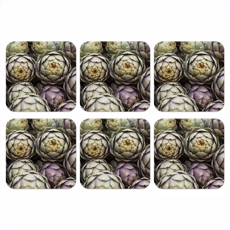 Coaster - Vegetables - Fresh - Food - Groenten - Vers - Eten onderzetter kurk middel