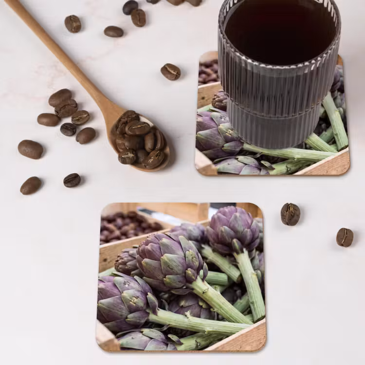 Coaster - Vegetables - Market - Fresh - Groenten - Markt - Vers onderzetter kurk middel