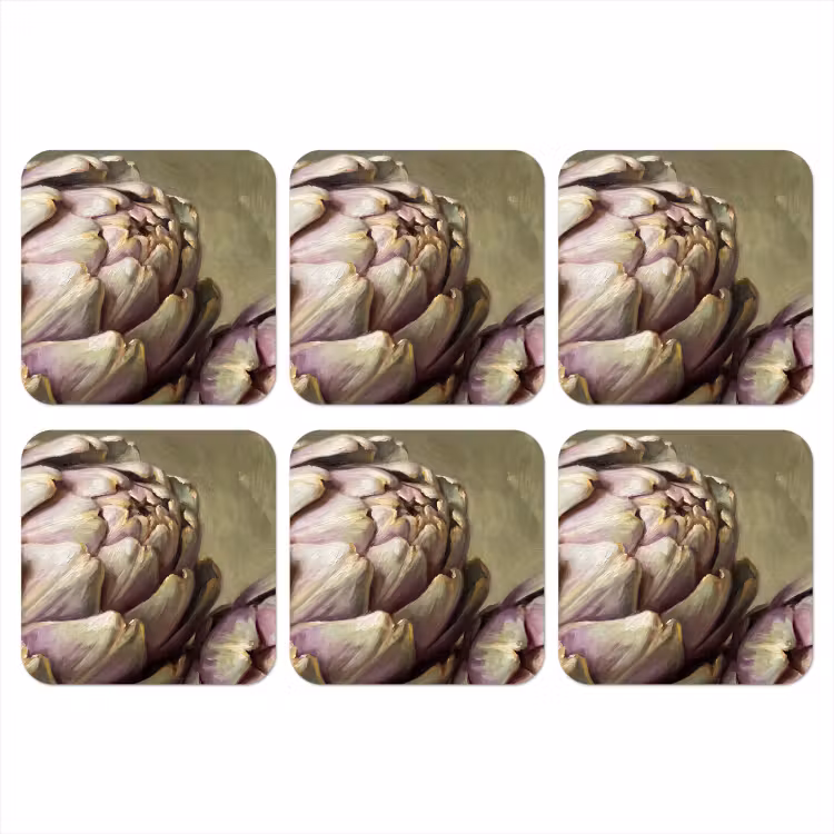 Coaster - Vegetables - Still Life - Painting - Groente - Stilleven - Schilderij onderzetter kurk middel