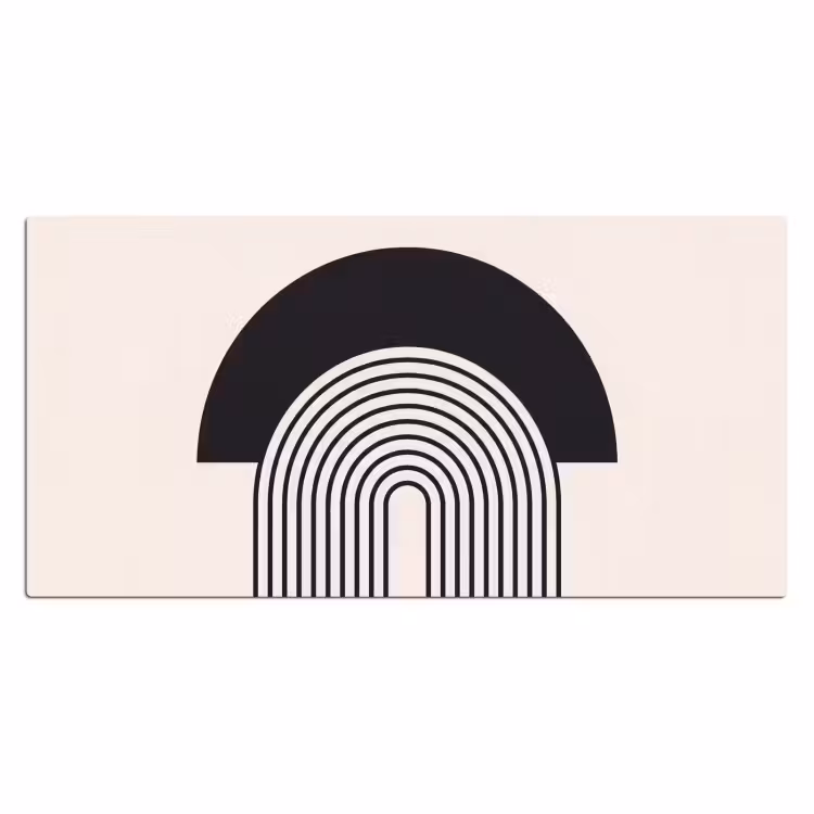 Desk Mat - Abstract - Arch - Modern - Abstract - Boog - Modern Muismat XXL klein
