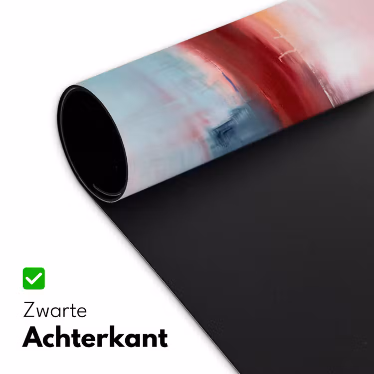 Abstract - Kleuren - Modern - Kunst - Roze Muismat XXL klein -sfeer2
