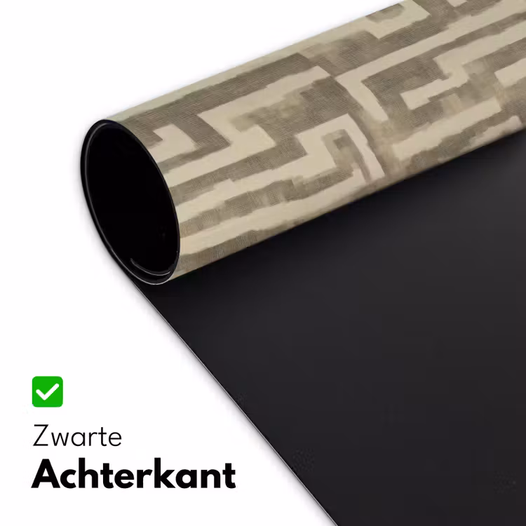 Abstract - Geometrisch - Groen Muismat XXL klein 681 -sfeer2