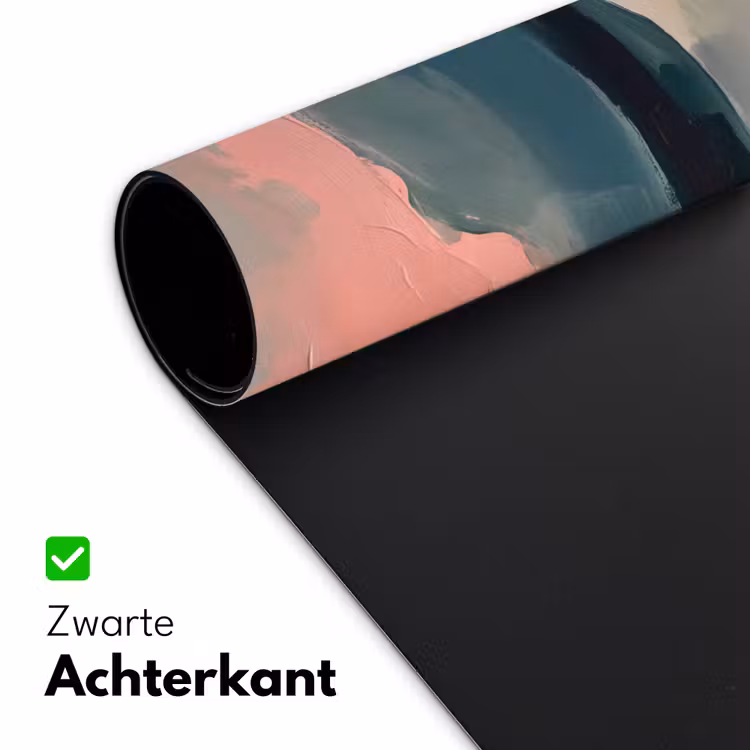 Abstract - Landschap - Kunst - Modern - Groen - Blauw Muismat XXL klein -sfeer2