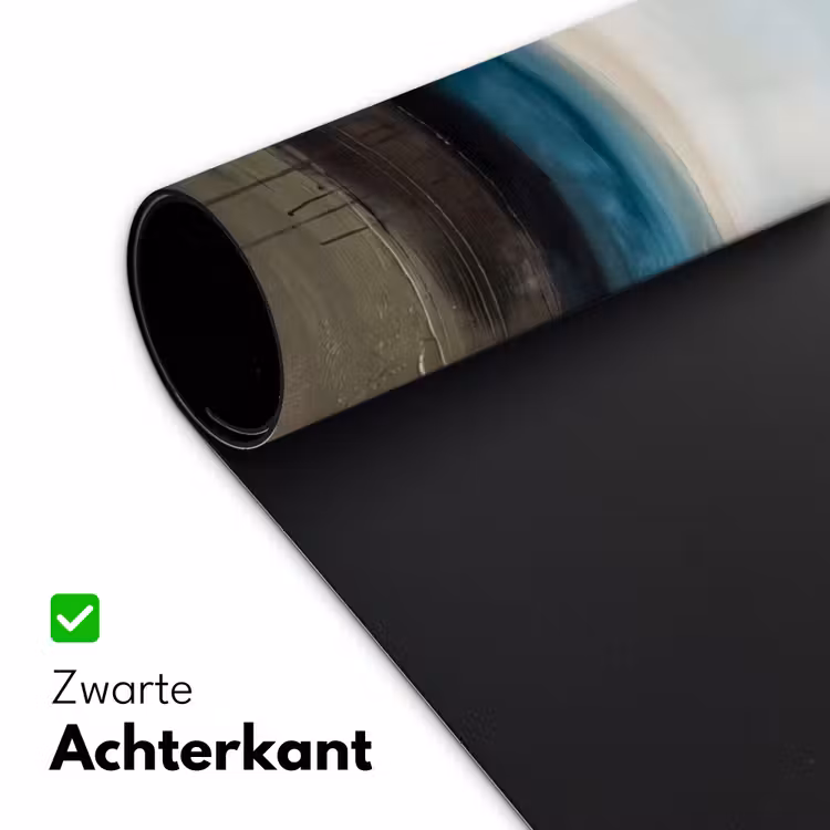 Abstract - Landschap - Horizon - Blauw - Modern Muismat XXL klein -sfeer2