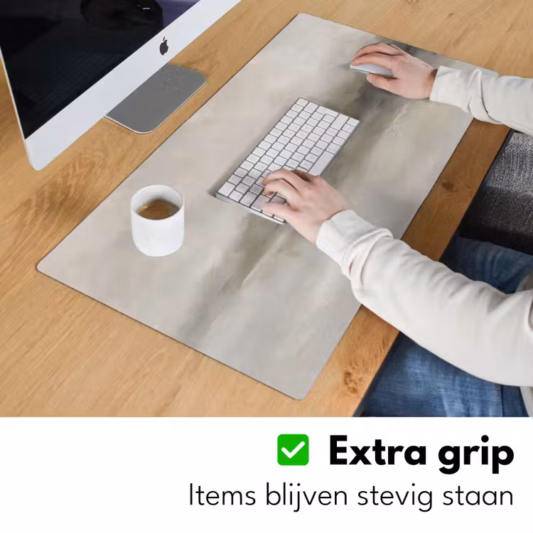 Abstract - Landschap - Nevel - Modern - Grijs Muismat XXL klein -sfeer3