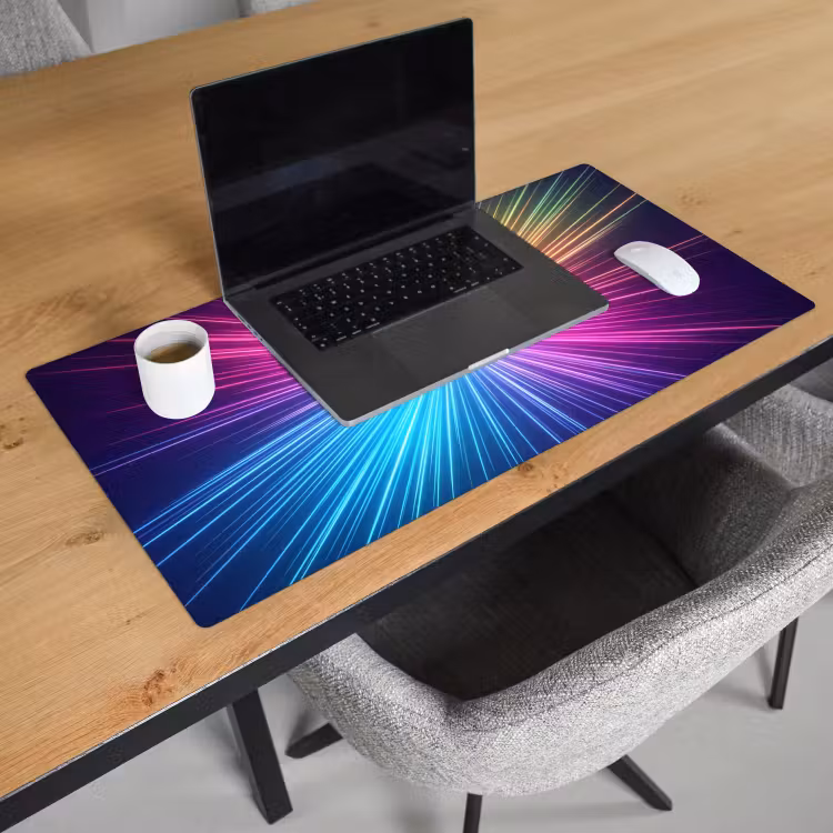 Abstract - Light - Burst - Modern - Colorful Muismat XXL klein -sfeer1