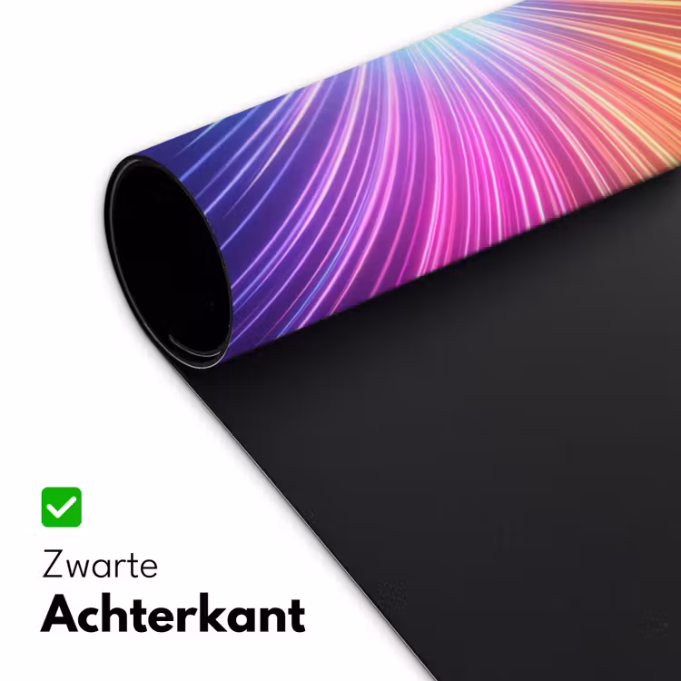 Abstract - Light - Burst - Modern - Colorful Muismat XXL klein -sfeer2