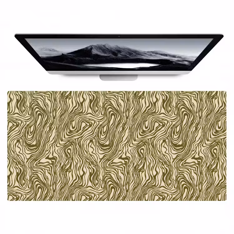 Abstract - Marmer - Groen Muismat XXL klein 681 -zzz3d