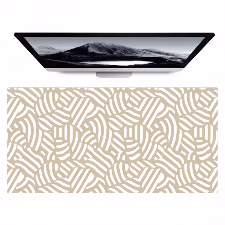 Abstract - Modern - Beige Muismat XXL klein 681 -zzz3d