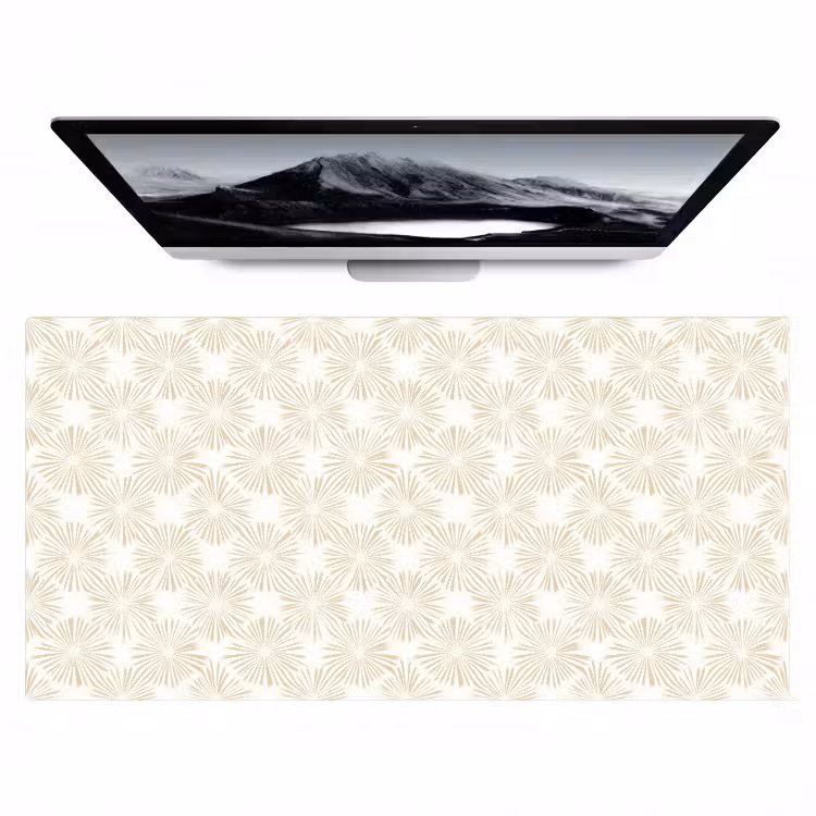 Abstract - Motief - Beige Muismat XXL klein 681 -zzz3d