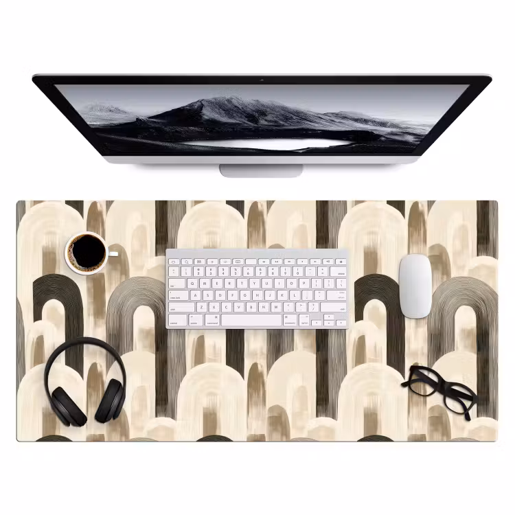 Abstract - Patroon - Bogen Muismat XXL klein 681 -3d