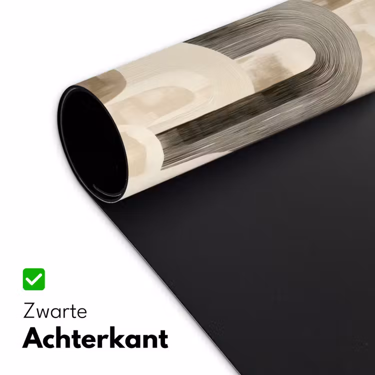 Abstract - Patroon - Bogen Muismat XXL klein 681 -sfeer2