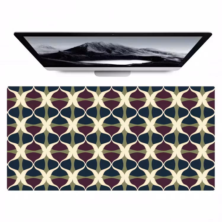 Abstract - Retro - Kleurrijk Muismat XXL klein 681 -zzz3d