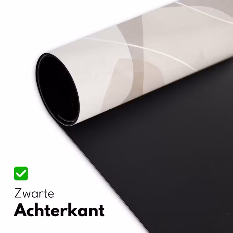 Desk Mat - Abstract - Shapes - Beige - Abstract - Vormen - Beige Muismat XXL klein