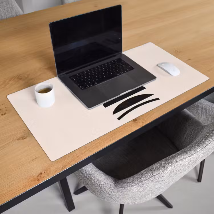 Desk Mat - Abstract - Shapes - Black - Abstract - Vormen - Zwart Muismat XXL klein