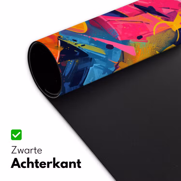 Abstract - Vormen - Kleurrijk Muismat XXL klein -sfeer2