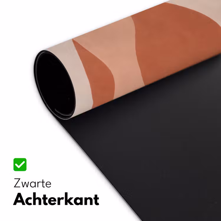 Abstract - Vormen - Organisch - Aardetinten - Modern Muismat XXL klein -sfeer2