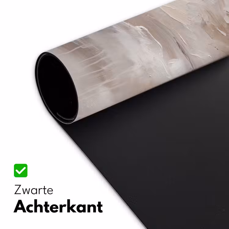 Abstract - Textuur - Kunst - Modern - Beige Muismat XXL klein -sfeer2