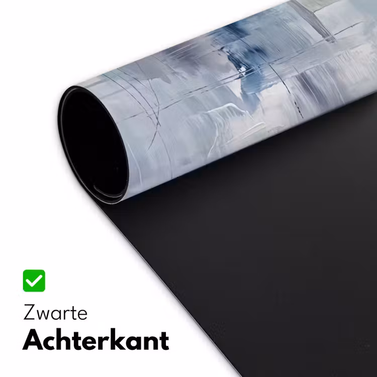 Abstract - Textuur - Kunst - Modern - Blauw Muismat XXL klein -sfeer2