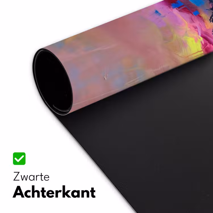 Abstract - Textuur - Kleuren - Modern - Roze Muismat XXL klein -sfeer2