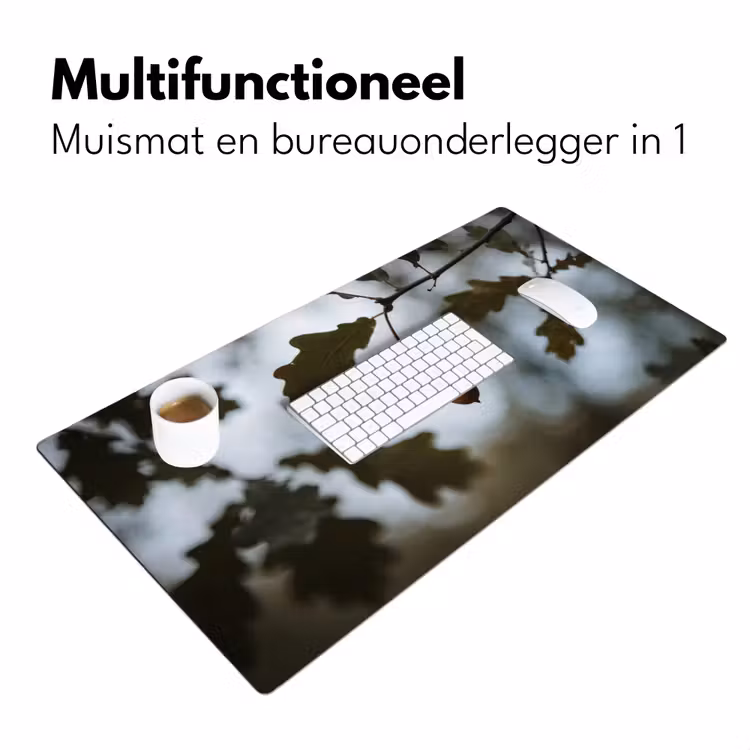 Eikel - Eikenblad - Bos - Herfst - Natuur Muismat XXL klein -sfeer4